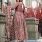 RustLeaf Kalamkari Printed Kurti – Earthy Elegance by A2ZFashionstore